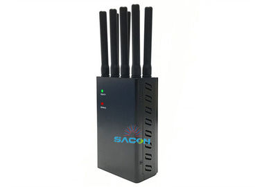8 canais de alta potência 3G 4G sinal de bloqueador portátil 2w de potência anti rastreamento