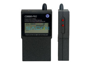Detector de sinal de RF de frequência digital Contador 10-3000MHz Câmera de espionagem Eight Bit LCD Display