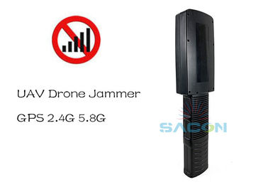 Display LED 2.4G 5.8G GPS 20w Drones de interferência de sinal 4kg Peso 500m Alcance