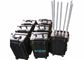 7 canais 350w Manpack Jammer Antenas de fibra de vidro para 3G 4G GPS, AC110-220V