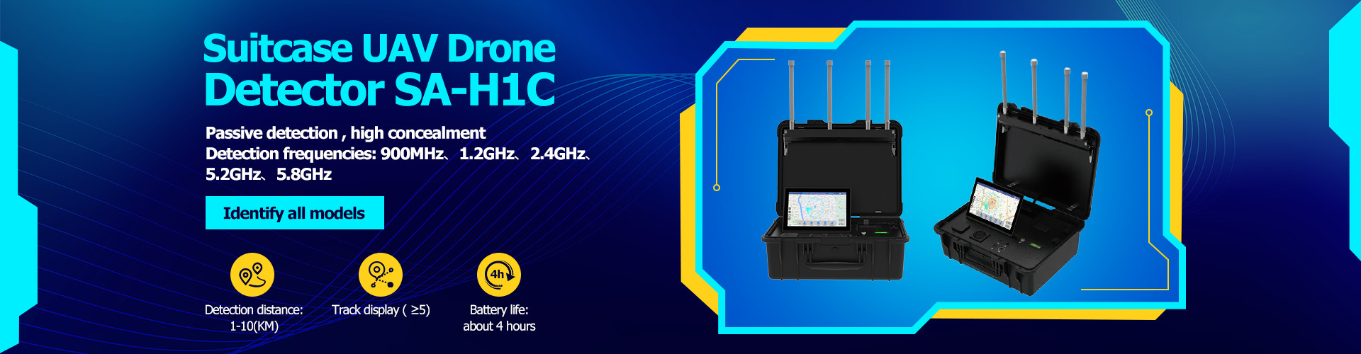 qualidade Módulo de bloqueador anti-drone Fábrica