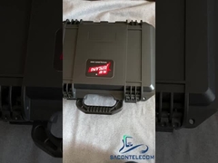 Distância do jammer 1.5km do sinal do zangão da mala de viagem construída na antena 2.4G 5.8G GPS