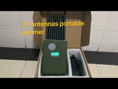 28 medidores máximos de raio dos canais 25 jammer Handheld do sinal do telefone celular do funcionamento da bateria de 80 minutos