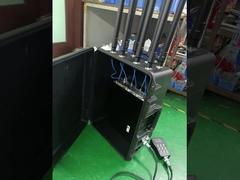 8 bandas manpack drone jammer sinal 400w mochila UAV portavel anti-drone jammer