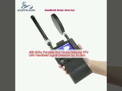Detector de sinal portátil anti-drone de 400-6Ghz FPV UAV detector de sinal portátil de até 2 km