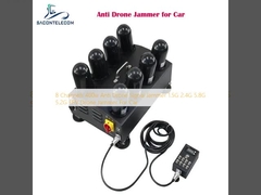 8 canais 400w Jammer de sinal anti-drone 1.5G 2.4G 5.8G 5.2G FPV Drone Jammer para carro