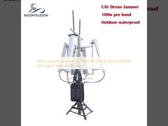 700w fora impermeável 3KM UAV Drone Jammer sinal GPS Jammer Blocker sinal
