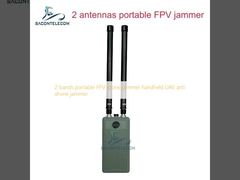 2 bandas portátil FPV drone jammer portátil UAV anti drone jammer