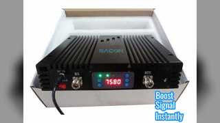 Amplificador de linha repetidor de sinal GSM 30dBm aumenta o sinal