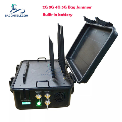 jammer CDMA do sinal da frequência ultraelevada RC do VHF das faixas do jammer 12 do sinal do telefone celular 56W
