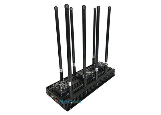 1 km de distância UAV Drone Radio Jammer 8 bandas com 150w de alta potência