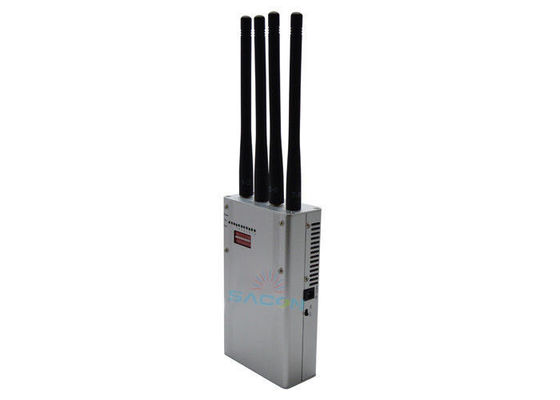 6.5W High Power GPS Jammer com 4 Antenas e DC12V para Bancos e Igrejas