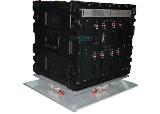 Jammer Veicular com Potência de Saída de 800W, Frequência de 20-6000MHz e Alcance de Bloqueio de Até 500m para Proteção VIP
