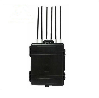 600W Jammer Portátil de Mochila para Bagagem de Alta Potência com Bom Sistema de Refrigeração e Frequência Personalizável