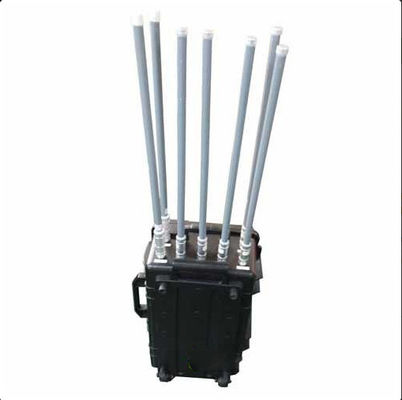 Interruptor montado em veículos de alta potência de 350W com antenas de fibra de vidro de 47 dBm e alcance de interferência de 500m