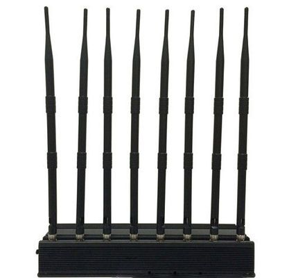 20W Desktop GPS Jammer com 40m Jamming Range e Fans de refrigeração para bloqueio de sinal de carro e celular