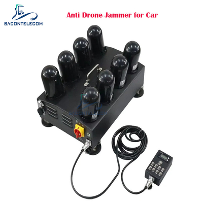 8 canais 400w Jammer de sinal anti-drone 1.5G 2.4G 5.8G 5.2G FPV Drone Jammer para carro