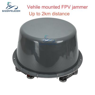 400-6Ghz 400 Watts Omni 360° Veículo montado Drone Jammer sinal UAV Jammer