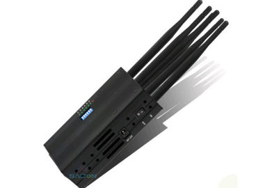 6 Antenas Interruptor de sinal de telemóvel portátil Bateria de lítio com adaptador AC