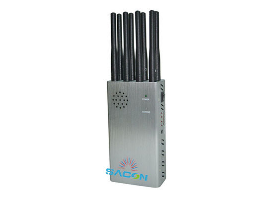 Interruptor GPS de alta potência de 8W e bloqueador de telefone celular com 8 bandas e alcance de 30m