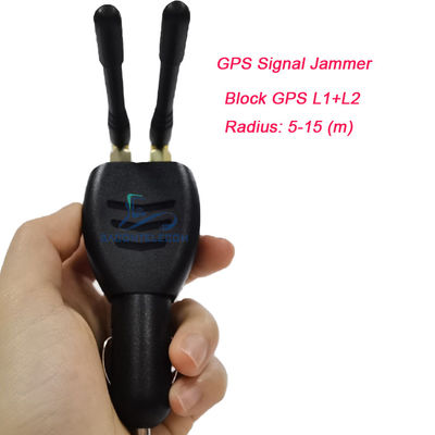 Mini Bloqueador GPS ISO9001 com Antena Omni de 15m de Distância, Leve para Acendedor de Cigarros de Carro 12V-24 DC