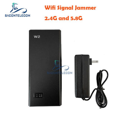 AC240V 3 canais Wi-Fi Jammer de sinal com alcance de 20m e bateria portátil de 4000mAH
