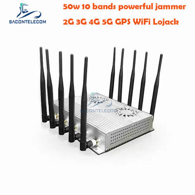 Interruptor de sinal de escritório de alta potência de 50W com 10 antenas e 2 ventiladores de resfriamento para GSM DCS 3G 4G 5G