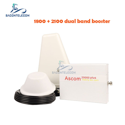 1800mhz 2100mhz Amplificador de banda dupla AGC B1 B3 Ascom 8000m2