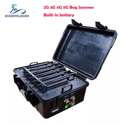 56W Potência de Saída 12 Bandas de Cobertura Raio de Bloqueio de 60m Bloqueador de Sinal de Celular Bloqueador de Sinal Móvel