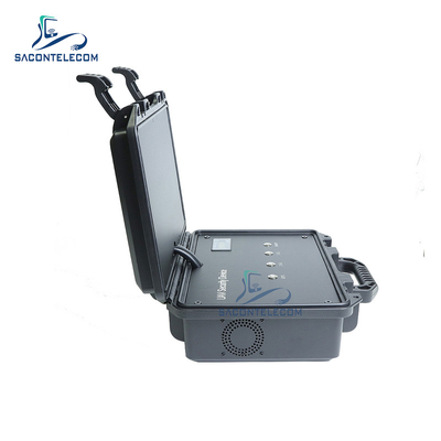 3 Bandas Desligador de sinal de drone portátil Wifi GPS 65w Maleta UAV Bloqueador de sinal de drone