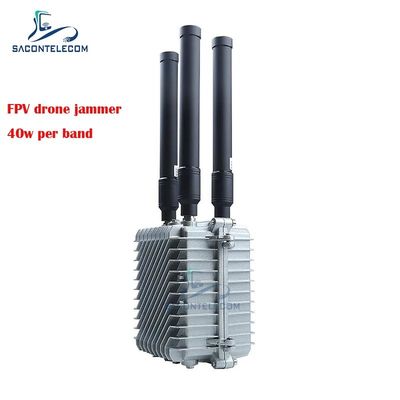 3 canais 120w poderoso FPV Drone Jammer UAV portátil FPV Jammer Blocker