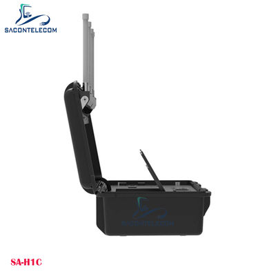 Detector de drones de UAV portátil DJI FPVs Wi-Fi Detecção de drones DIY Até 10km Distância