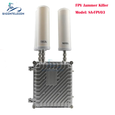 3 Bandas 150w UAV Contra-Sistema Drone Jammer de sinal com 500m raio para FPV e Defesa Anti-drone