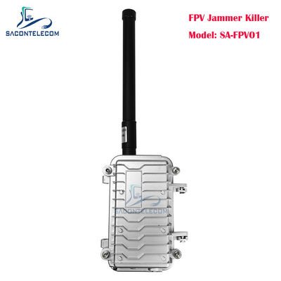 Interruptor de drones portátil portátil de alta potência de 50W com bloqueio de sinal FPV de 2,4G