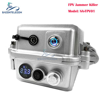 Interruptor de drones portátil portátil de alta potência de 50W com bloqueio de sinal FPV de 2,4G