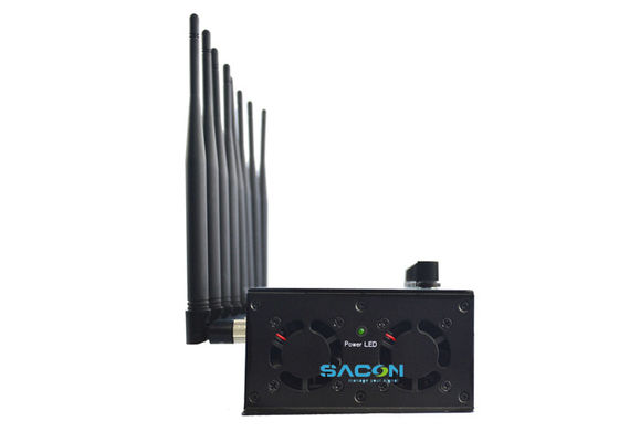 8 antenas 20W ajustável sinal de saída bloqueador de telefone celular para 3G 4G WiFi GPS