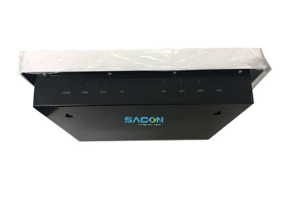 8 Antenas Direcionais Internas Bloqueador de Celular com Potência de Saída de 30W e Alcance de Bloqueio de 5-30m