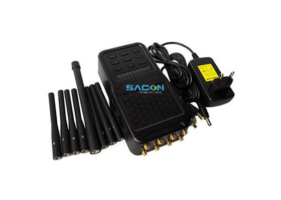 Bloqueador de Sinal de Celular Portátil de Alta Potência 5.8G com 8 Bandas e Bateria de 4700mAh