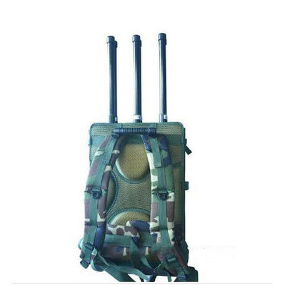 Jammer de Sinal de Celular Portátil com 6 Bandas, Alcance de 50~200m e 2 Horas de Autonomia - Jammer de Mochila