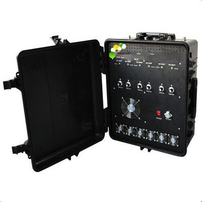 300W de alta potência 6 bandas veículo portátil montado jammer de sinal RF bloqueador para segurança