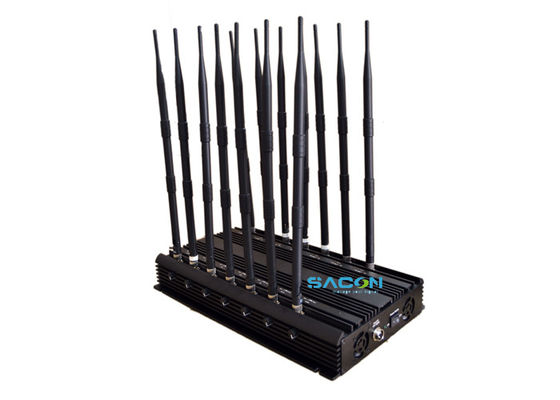 14 canais 35W de saída de energia celular GPS jammer com bom sistema de arrefecimento