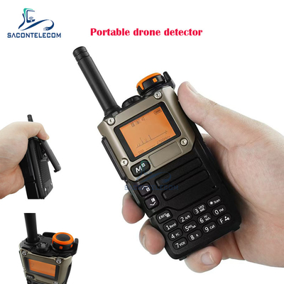 Detector de sinais de drones portáteis sem fio 700-6Ghz Detector de drones de UAV portátil