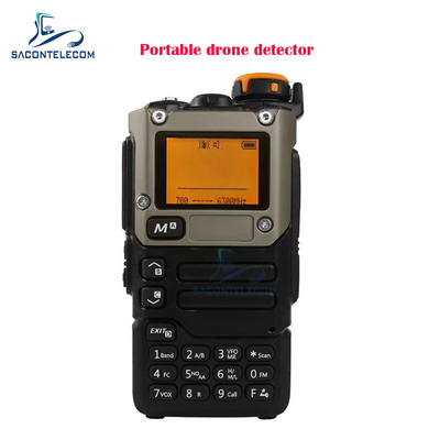 Detector de sinais de drones portáteis sem fio 700-6Ghz Detector de drones de UAV portátil