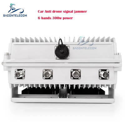300w 6 canais Car Anti Drone Jammer UAV FPV Drone Jamming Bloqueio veículo de defesa montado para carro