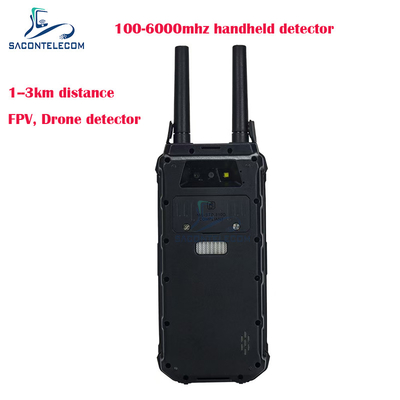H2L 1,5 km Locador de drones portátil de 1,5 km de 100-6 GHz Detector de drone portátil FPV