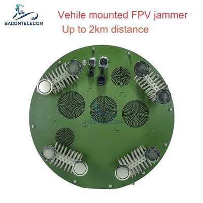 400-6Ghz 400 Watts Omni 360° Veículo montado Drone Jammer sinal UAV Jammer
