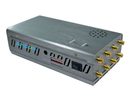 Interruptor GPS de alta potência de 8W e bloqueador de telefone celular com 8 bandas e alcance de 30m