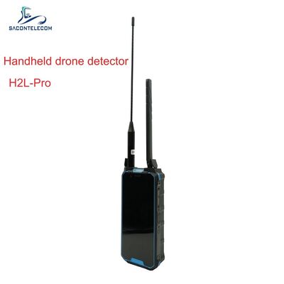 Detector de drones portáteis com faixa de frequência de 100-6000 MHz e distância de detecção de 3 km para detecção de FPV