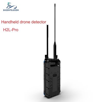 Detector de drones portáteis com faixa de frequência de 100-6000 MHz e distância de detecção de 3 km para detecção de FPV