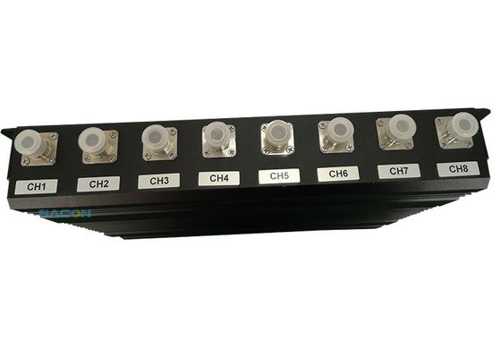 160W de alta potência 8 canais interferente de sinal de telefone celular com 80m de intervalo de interferência para sinais GPS WiFi 2G 3G 4G